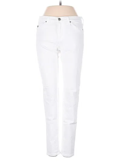 Pre-owned Adriano Goldschmied Jeans In White