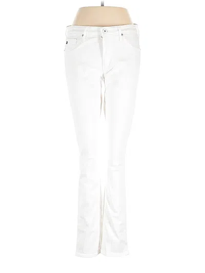 Pre-owned Adriano Goldschmied Jeans In White
