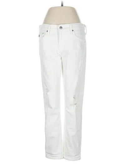 Pre-owned Adriano Goldschmied Jeans In White