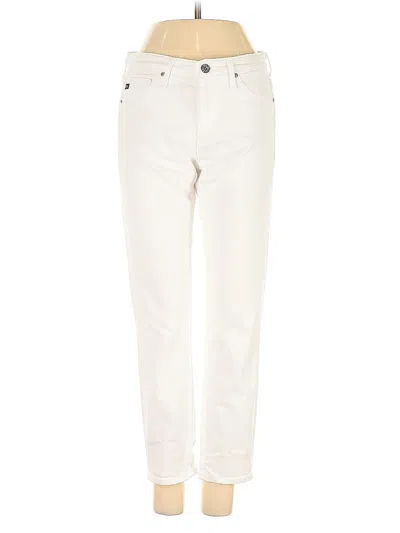Pre-owned Adriano Goldschmied Jeans In White