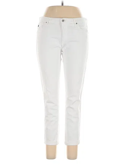 Pre-owned Adriano Goldschmied Jeans In White