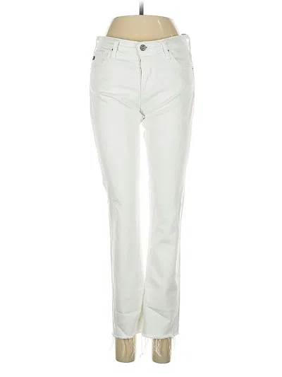 Pre-owned Adriano Goldschmied Jeans In White