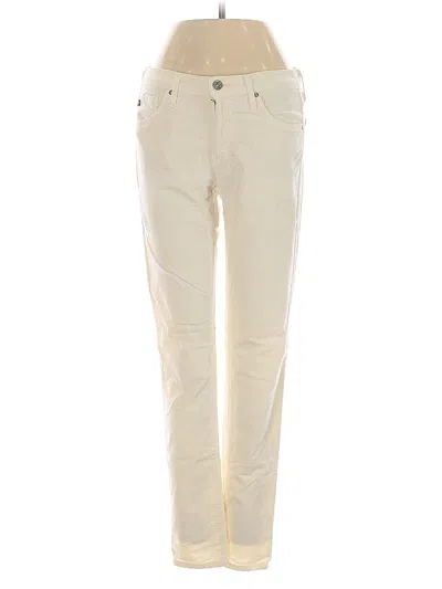 Pre-owned Adriano Goldschmied Jeans In White