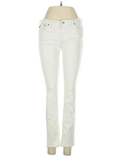 Pre-owned Adriano Goldschmied Jeans In White