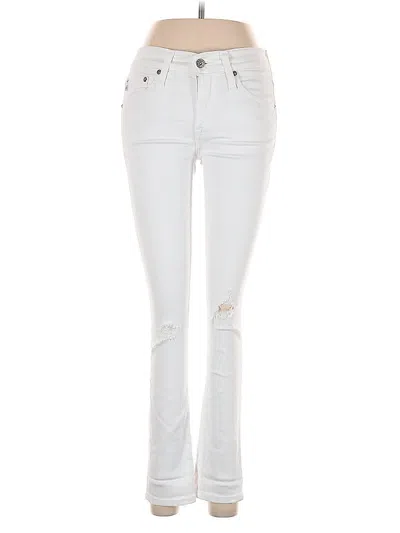 Pre-owned Adriano Goldschmied Jeans In White
