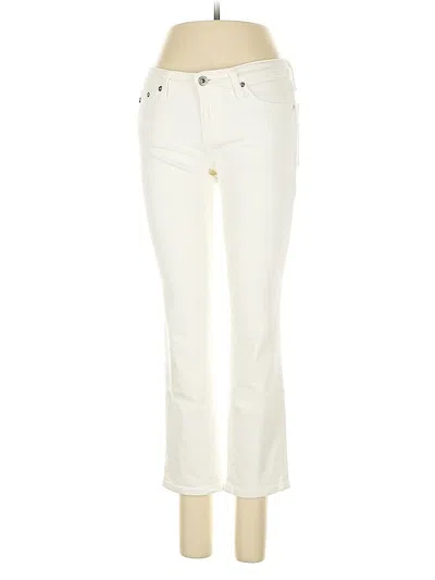 Pre-owned Adriano Goldschmied Jeans In White