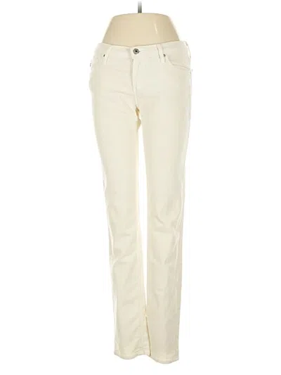 Pre-owned Adriano Goldschmied Jeans In White