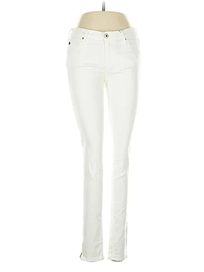 Pre-owned Adriano Goldschmied Jeans In White