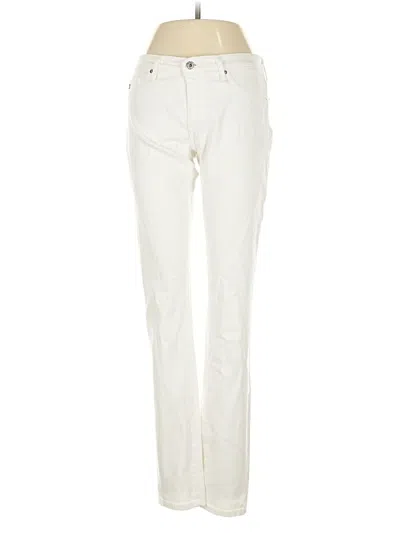 Pre-owned Adriano Goldschmied Jeans In White