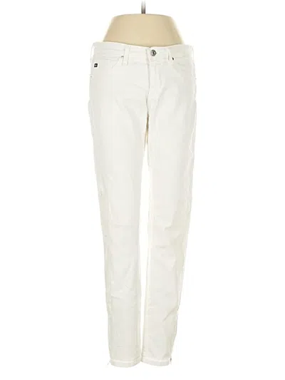 Pre-owned Adriano Goldschmied Jeans In White