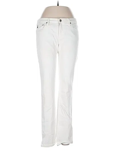 Pre-owned Adriano Goldschmied Jeans In White