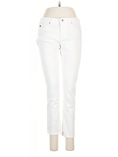 Pre-owned Adriano Goldschmied Jeans In White