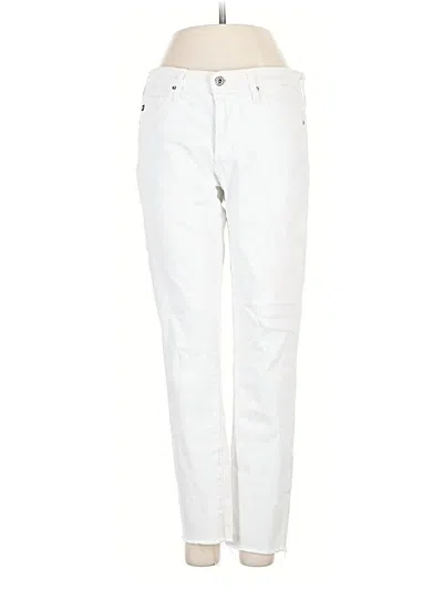 Pre-owned Adriano Goldschmied Jeans In White