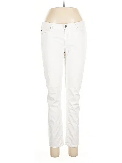 Pre-owned Adriano Goldschmied Jeans In White