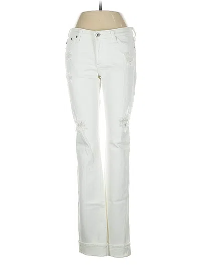 Pre-owned Adriano Goldschmied Jeans In White