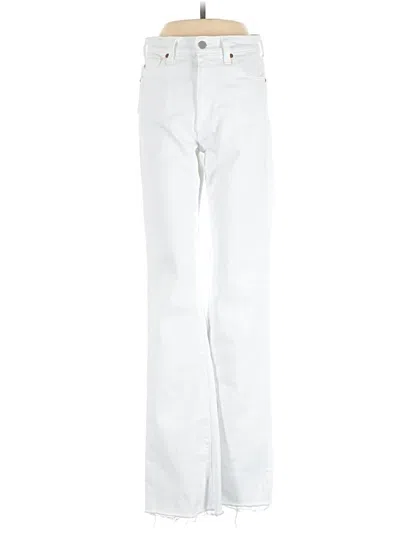 Pre-owned Adriano Goldschmied Jeans In White