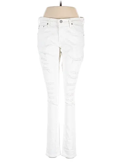 Pre-owned Adriano Goldschmied Jeans In White