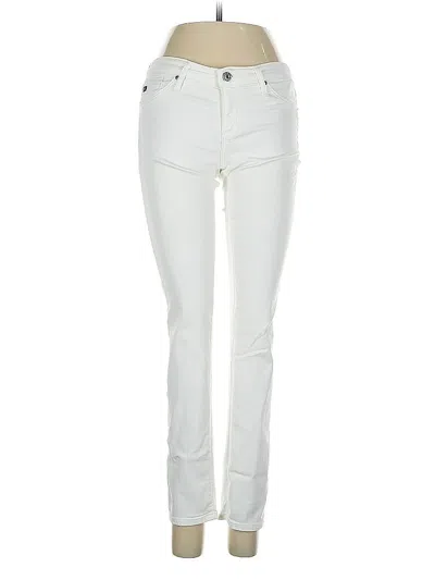 Pre-owned Adriano Goldschmied Jeans In White