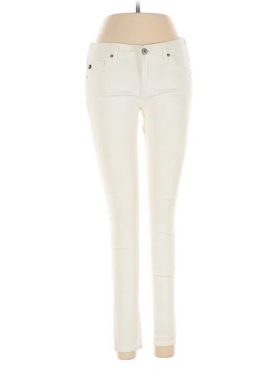 Pre-owned Adriano Goldschmied Jeans In White