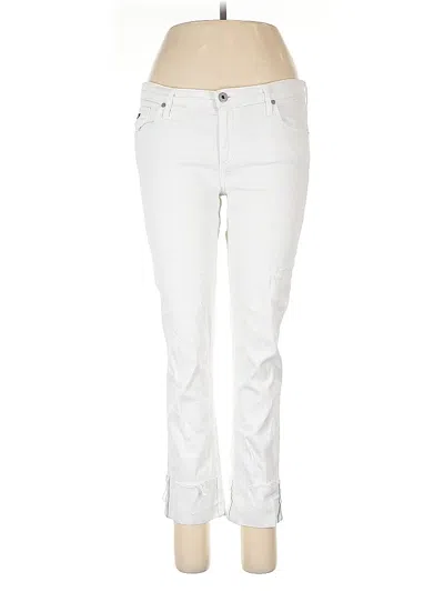 Pre-owned Adriano Goldschmied Jeans In White