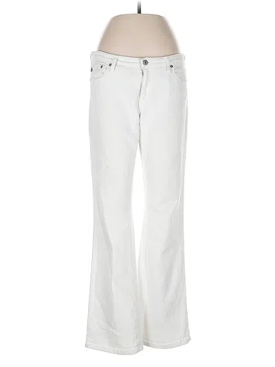 Pre-owned Adriano Goldschmied Jeans In White