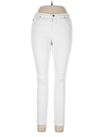 Pre-owned Adriano Goldschmied Jeans In White