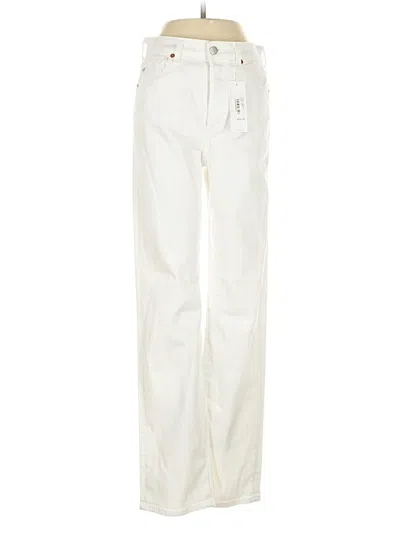 Pre-owned Adriano Goldschmied Jeans In White