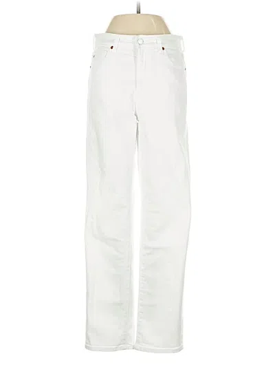 Pre-owned Adriano Goldschmied Jeans In White