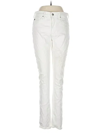 Pre-owned Adriano Goldschmied Jeans In White