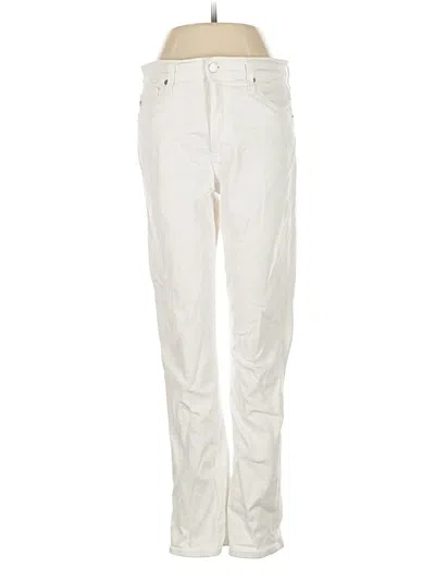 Pre-owned Adriano Goldschmied Jeans In White