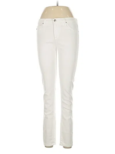 Pre-owned Adriano Goldschmied Jeans In White