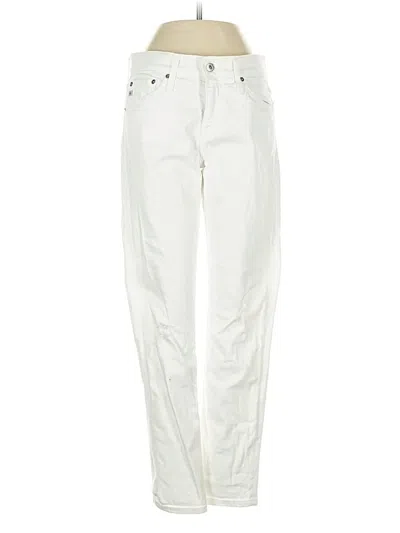 Pre-owned Adriano Goldschmied Jeans In White
