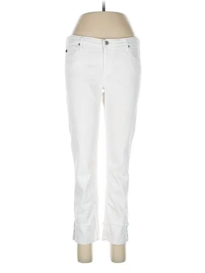 Pre-owned Adriano Goldschmied Jeans In White