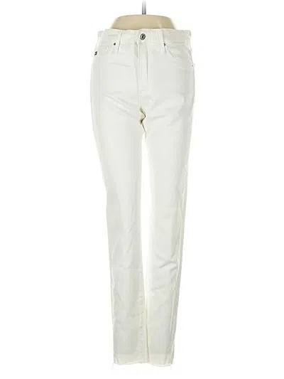 Pre-owned Adriano Goldschmied Jeans In White