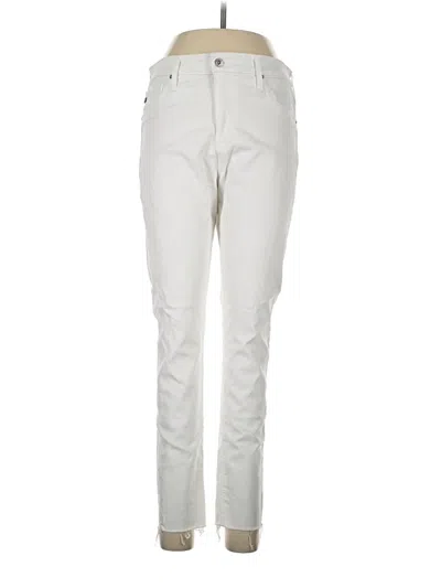 Pre-owned Adriano Goldschmied Jeans In White