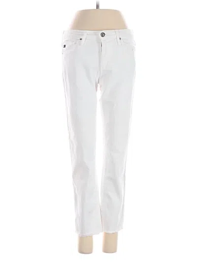 Pre-owned Adriano Goldschmied Jeans In White