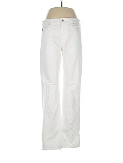 Pre-owned Adriano Goldschmied Jeans In White