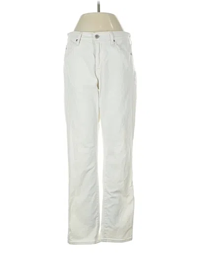 Pre-owned Adriano Goldschmied Jeans In White