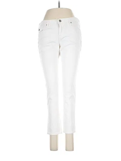 Pre-owned Adriano Goldschmied Jeans In White