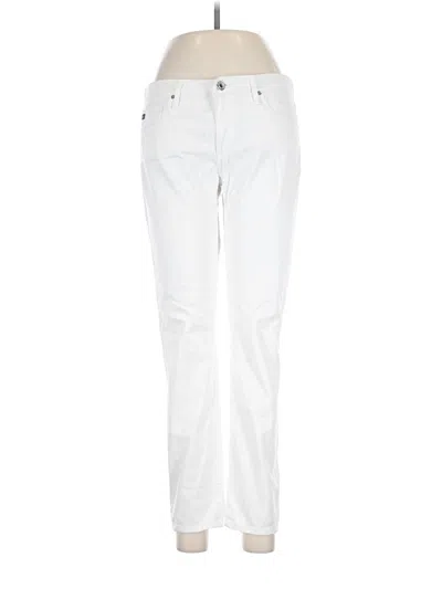 Pre-owned Adriano Goldschmied Jeans In White