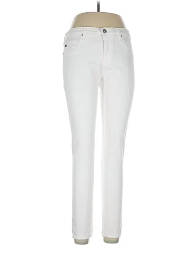 Pre-owned Adriano Goldschmied Jeans In White