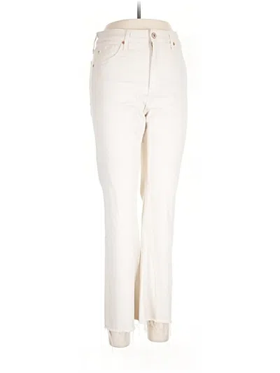 Pre-owned Adriano Goldschmied Jeans In White