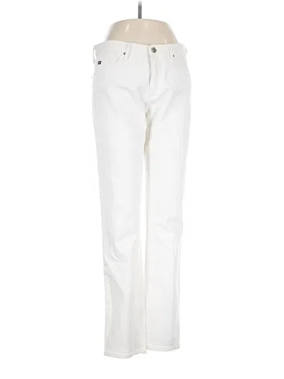 Pre-owned Adriano Goldschmied Jeans In White