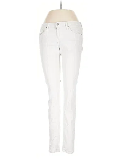 Pre-owned Adriano Goldschmied Jeans In White