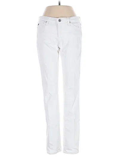 Pre-owned Adriano Goldschmied Jeans In White