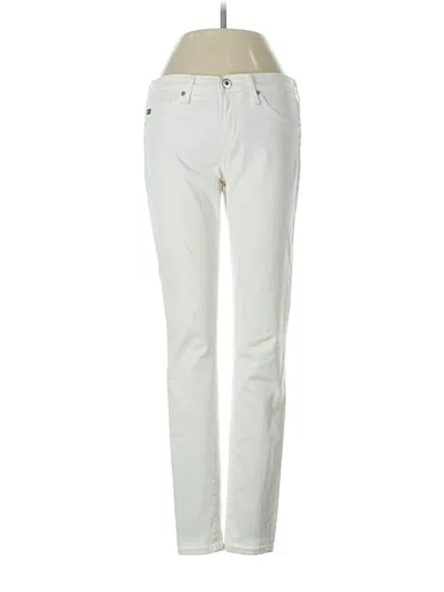 Pre-owned Adriano Goldschmied Jeans In White