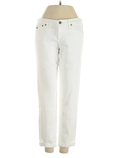 Pre-owned Adriano Goldschmied Jeans In White