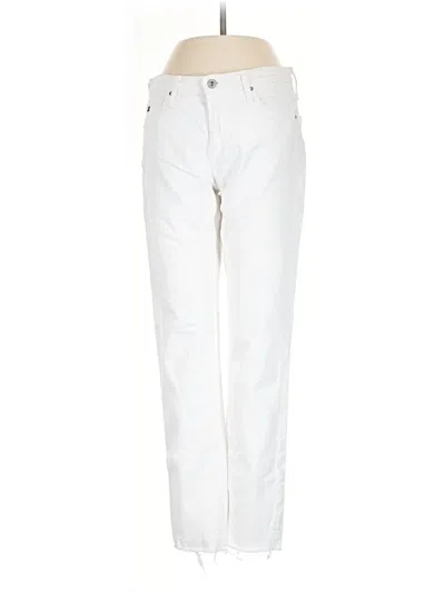 Pre-owned Adriano Goldschmied Jeans In White