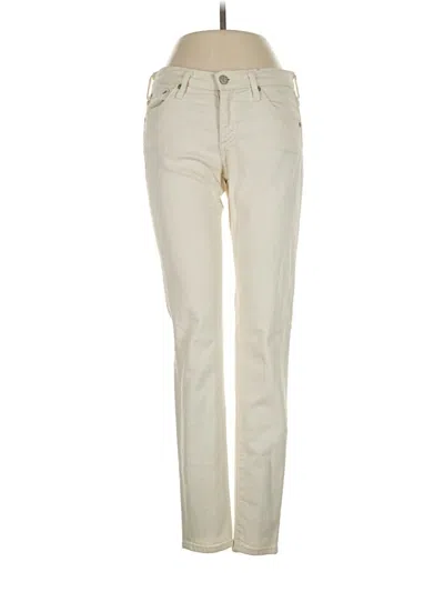 Pre-owned Adriano Goldschmied Jeans In White