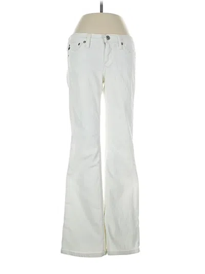 Pre-owned Adriano Goldschmied Jeans In White